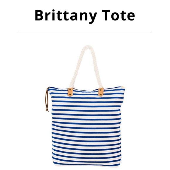 Summer & Rose Brittany Tote Cobalt Blue - Picture 1 of 3